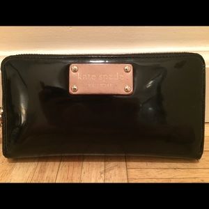Kate Spade used patent leather wallet